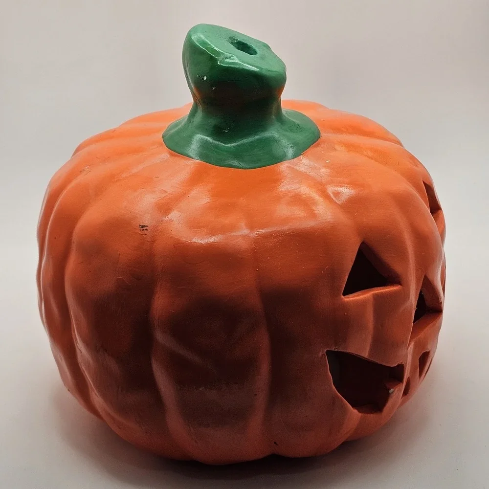 Vintage Jack-O-Lantern Ceramic Collectible Halloween Pumpkin Decor